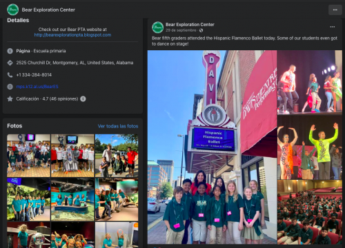 <br><p style="text-align:left">Bear Exploration Center</p>